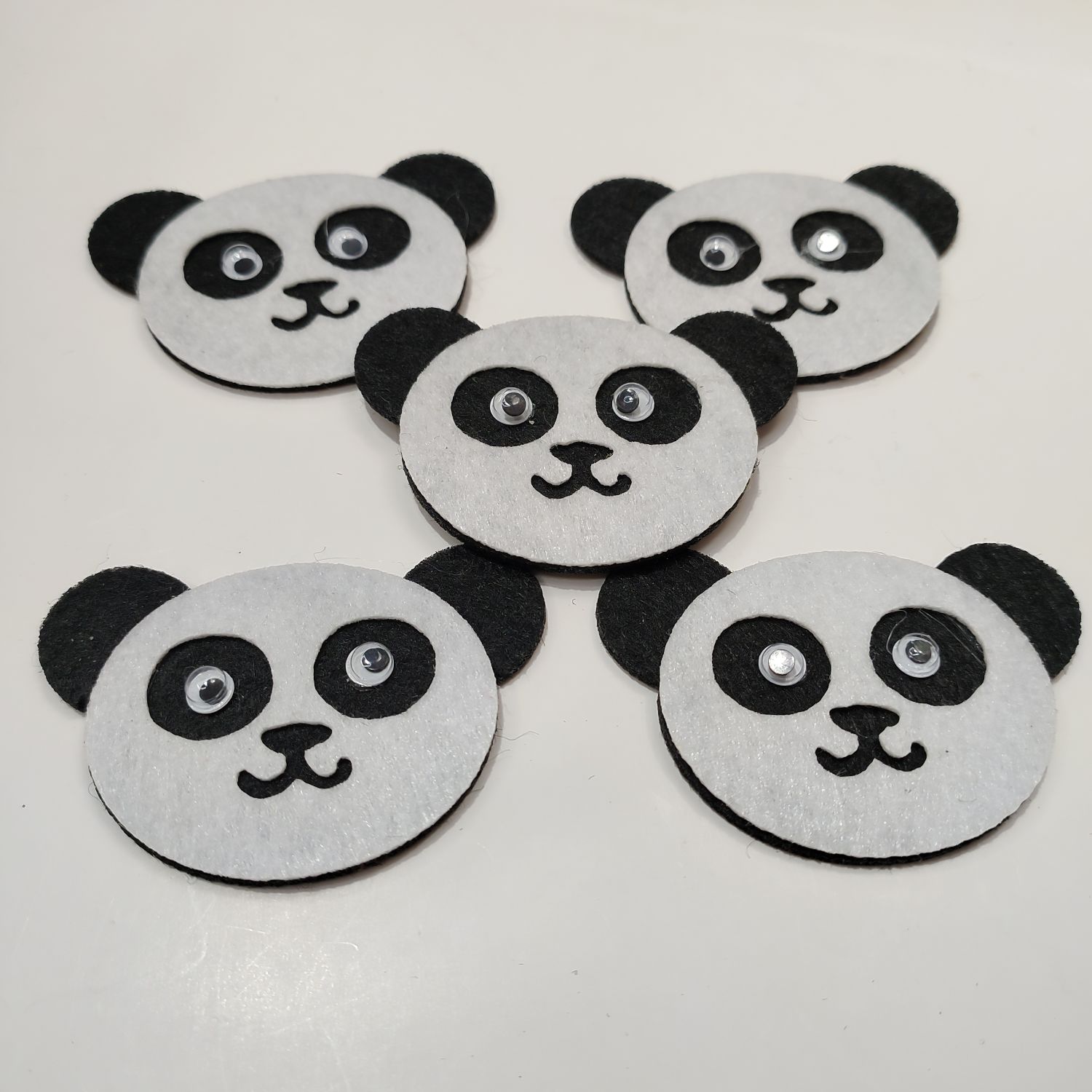 毛毡布熊猫头/不织布熊猫头/无纺布熊猫头产品图