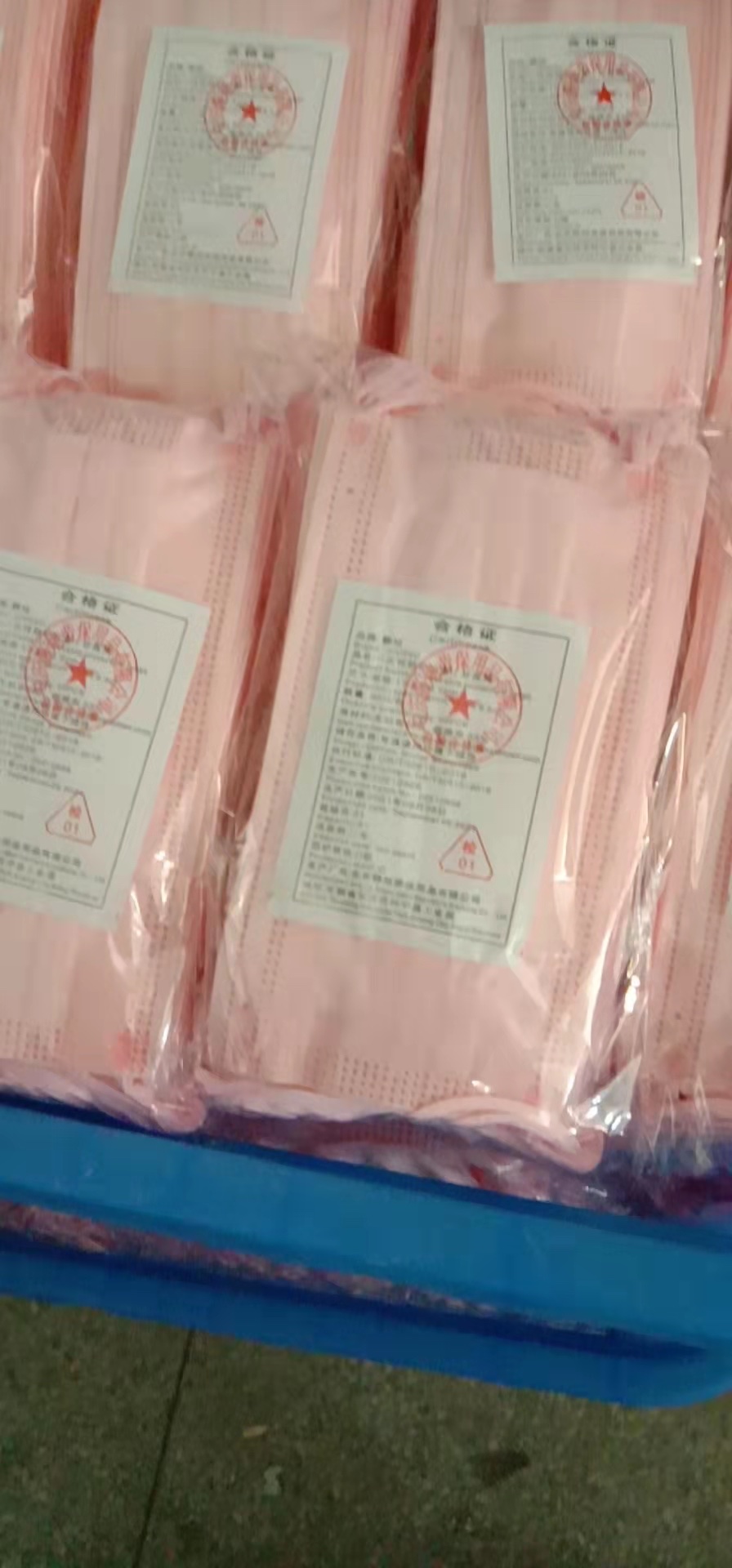 Popular red disposable masks for sun protection, UV protection, water resistance, dust resistance and haze protection [Exclusive for export