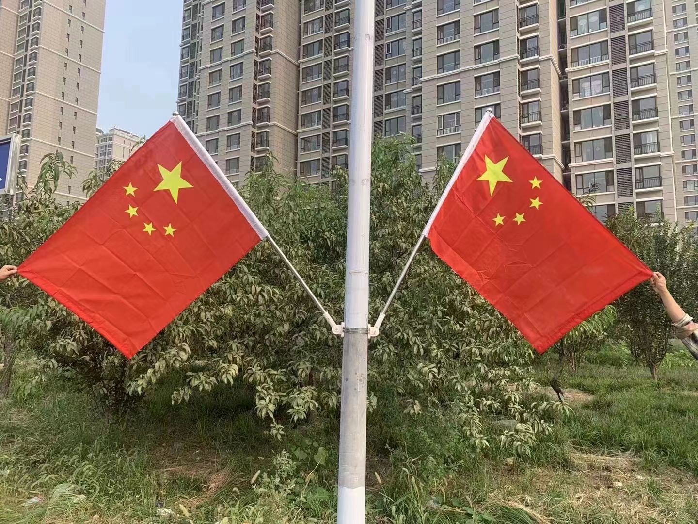 灯杆旗