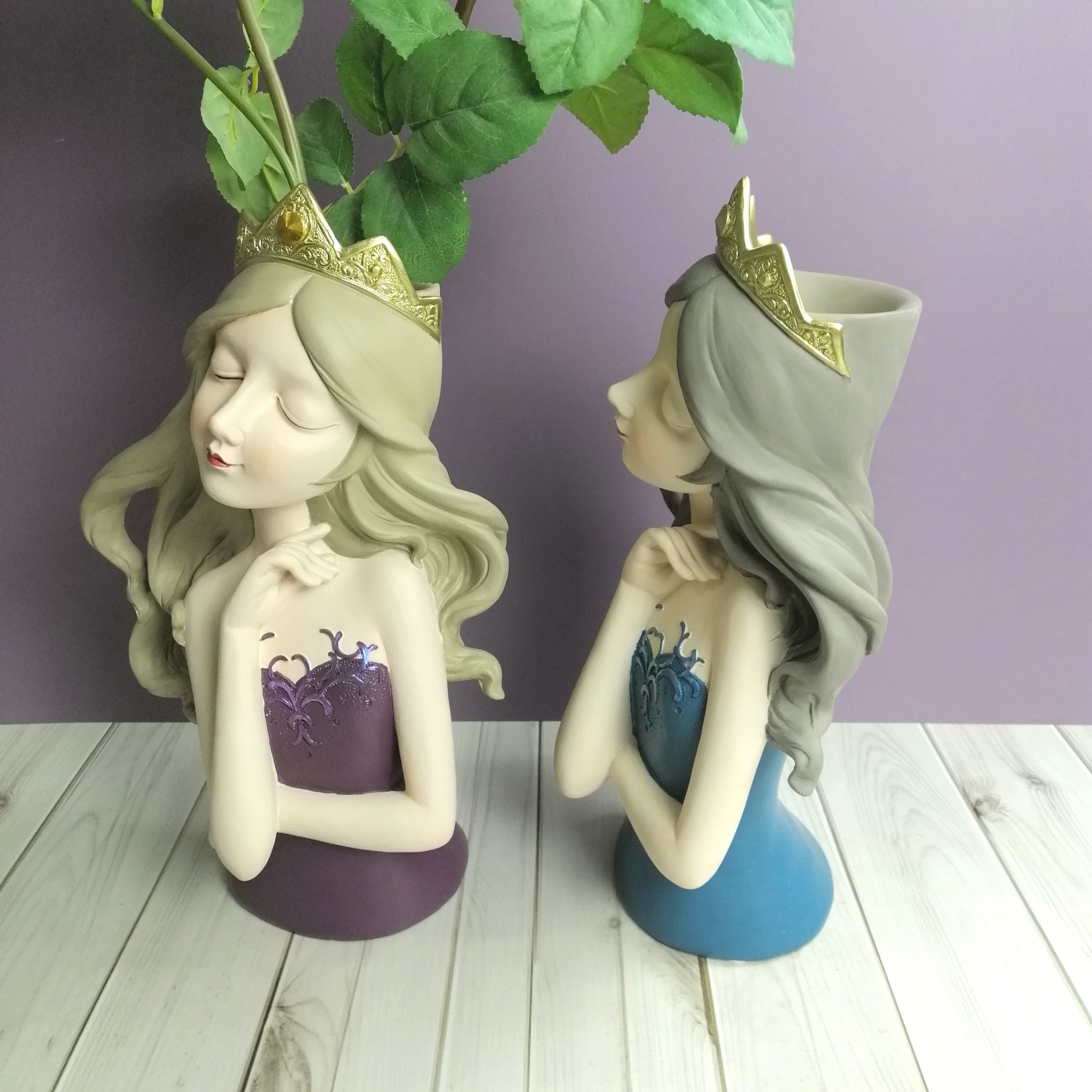 女王插花/少女酒架/少女摆件细节图