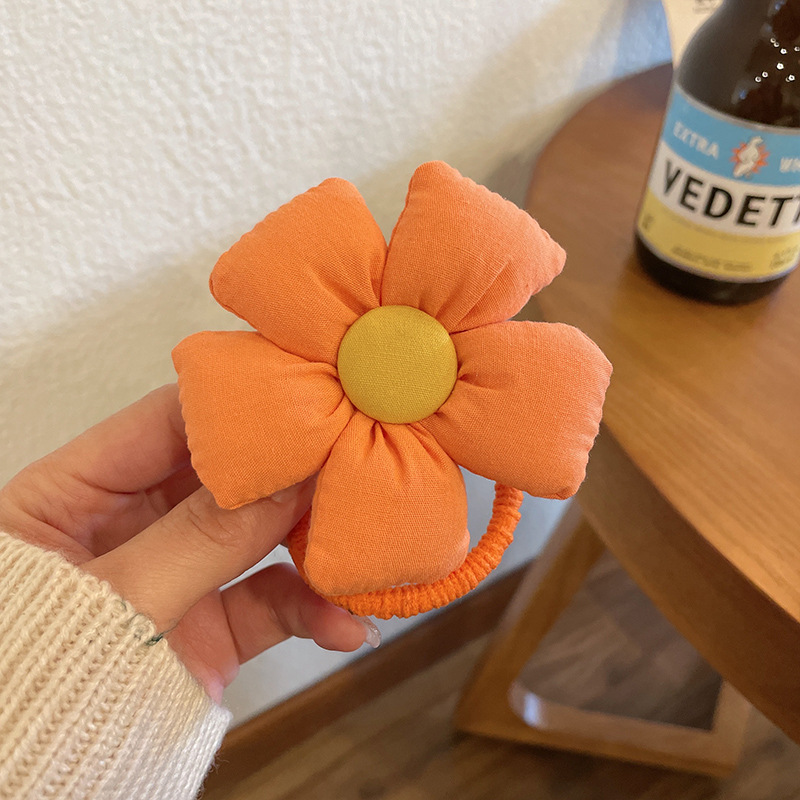 可爱花朵发圈女童宝宝太阳花头绳高弹性橡皮筋韩国儿童发饰头花详情图8