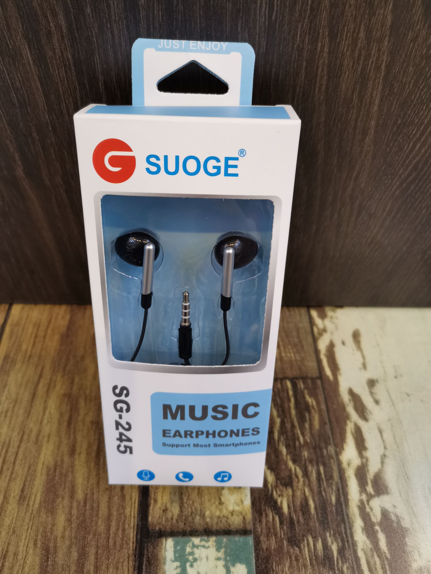 Flat-ear 245 headphones, mobile phone headphones, in-ear headsets, MP3 earbuds, wired headphones, small headphones, fashionable and creative products detail image 4