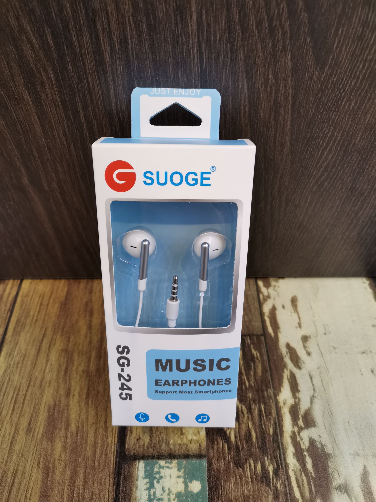 Flat-ear 245 headphones, mobile phone headphones, in-ear headsets, MP3 earbuds, wired headphones, small headphones, fashionable and creative products detail image 2