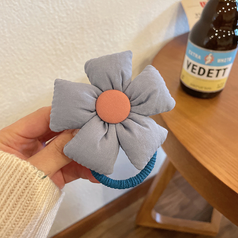 可爱花朵发圈女童宝宝太阳花头绳高弹性橡皮筋韩国儿童发饰头花详情图7