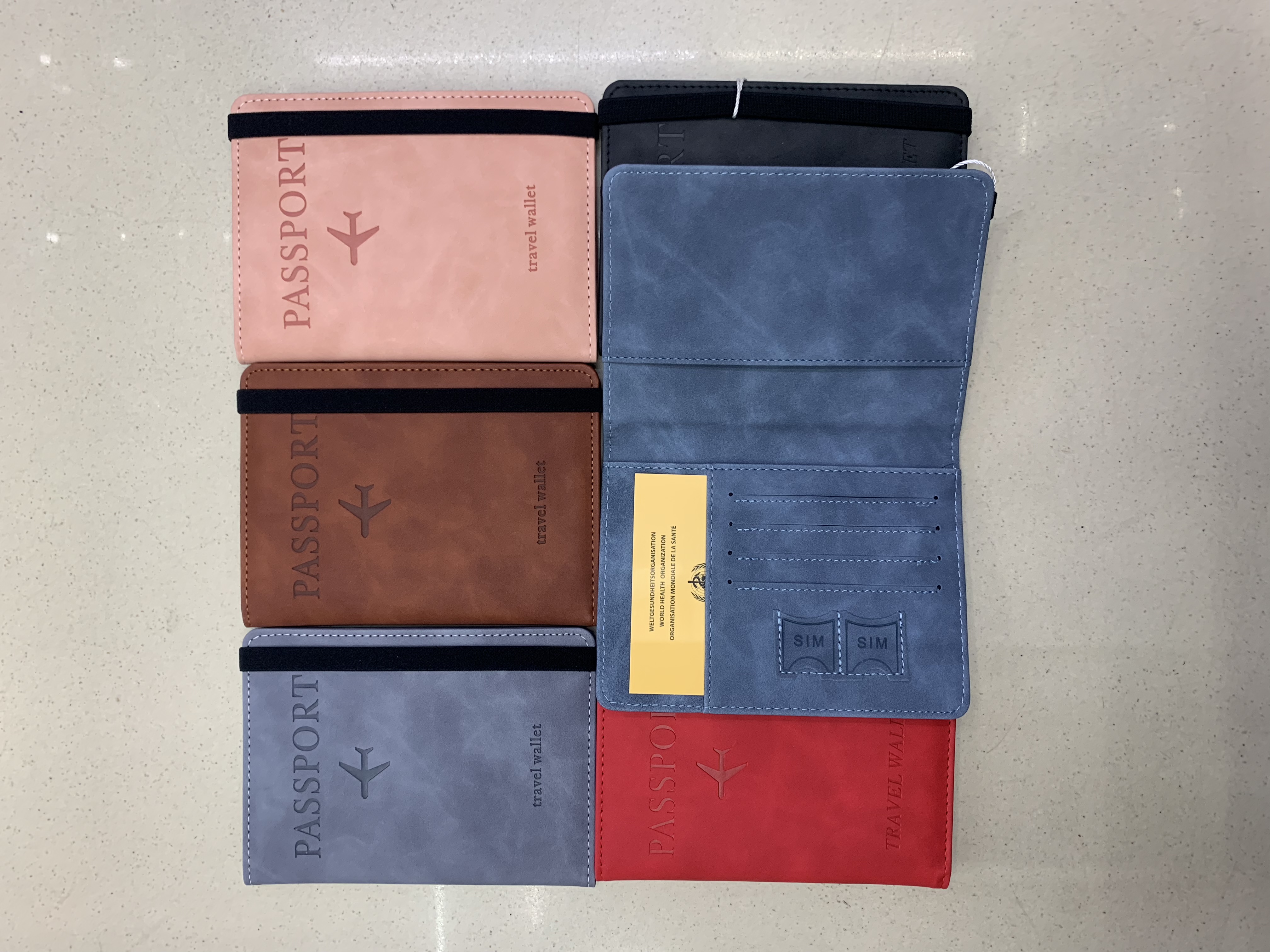 Passport holder, multi-functional card holder, ID card holder details Picture