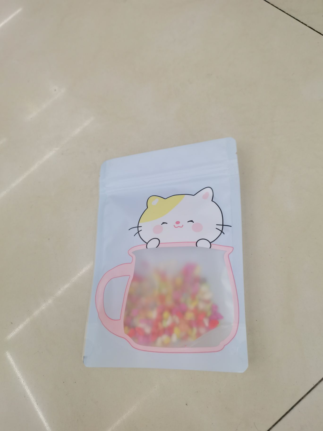 Plastic stand-up bag details Picture