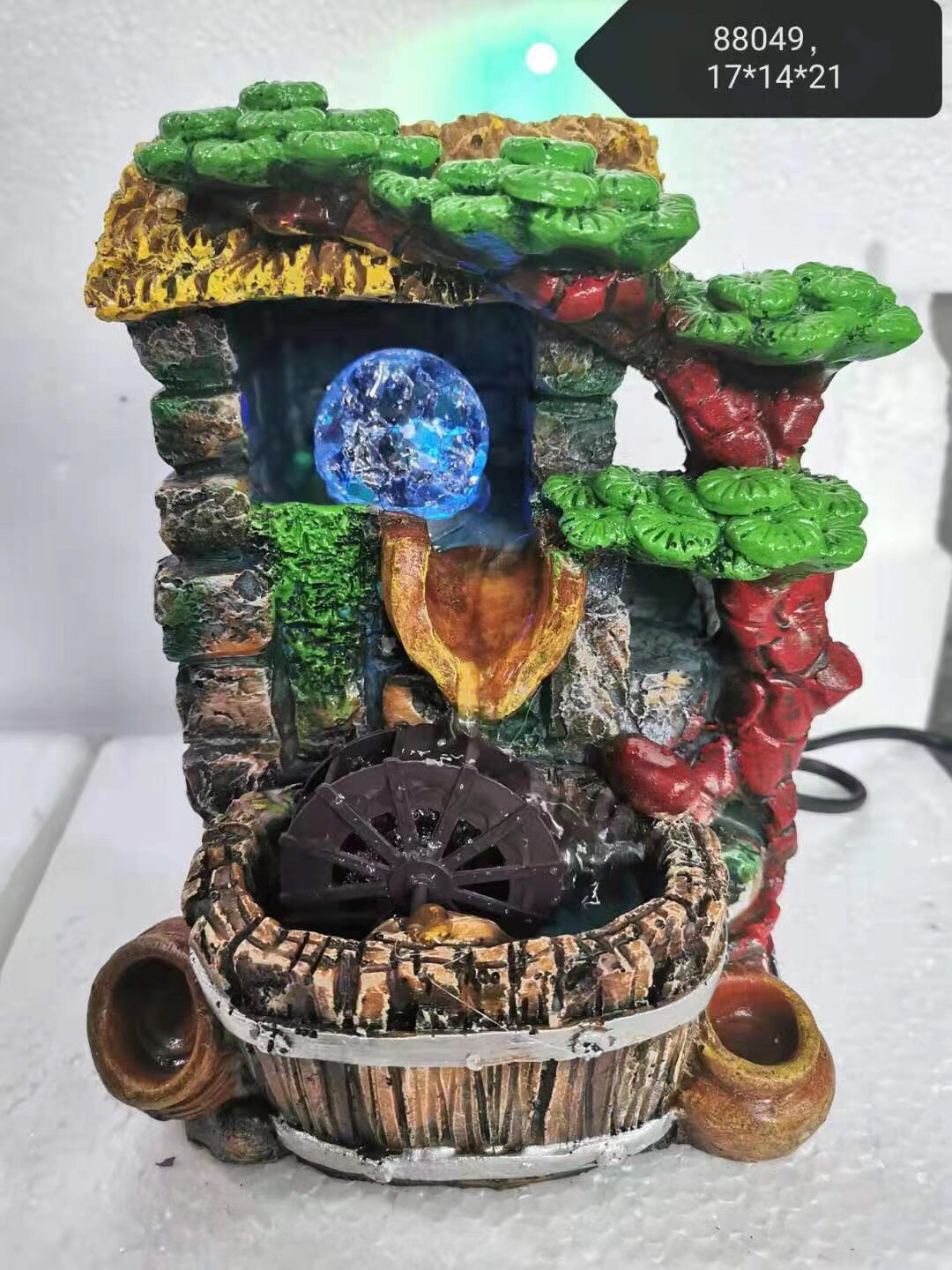 Rockery, flowing water, fountain ornaments, living room, TV cabinet, coffee table, cash register, front desk, opening ceremony gifts Application Scenario