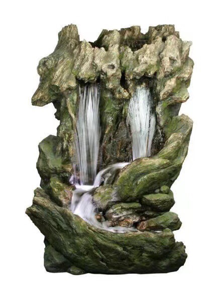 New Chinese-style courtyard decorative rockery, flowing water fountain, fish pond, outdoor garden landscape, waterfall and decorative items Specification image