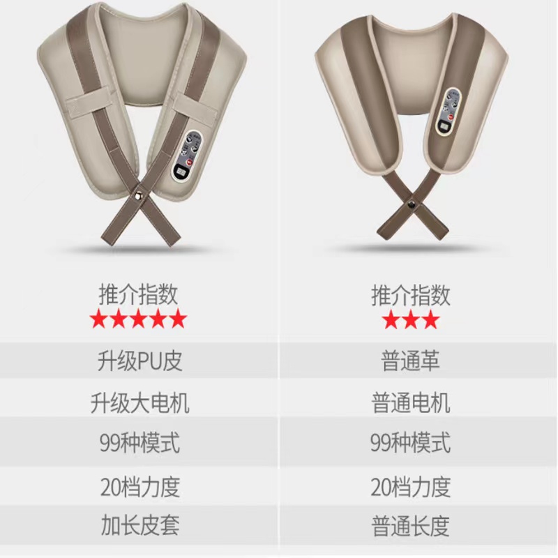 Cervical massager, back, waist and neck massager, shoulder and neck unblocking wonder, multi-functional pounding massage shawl detail image 3