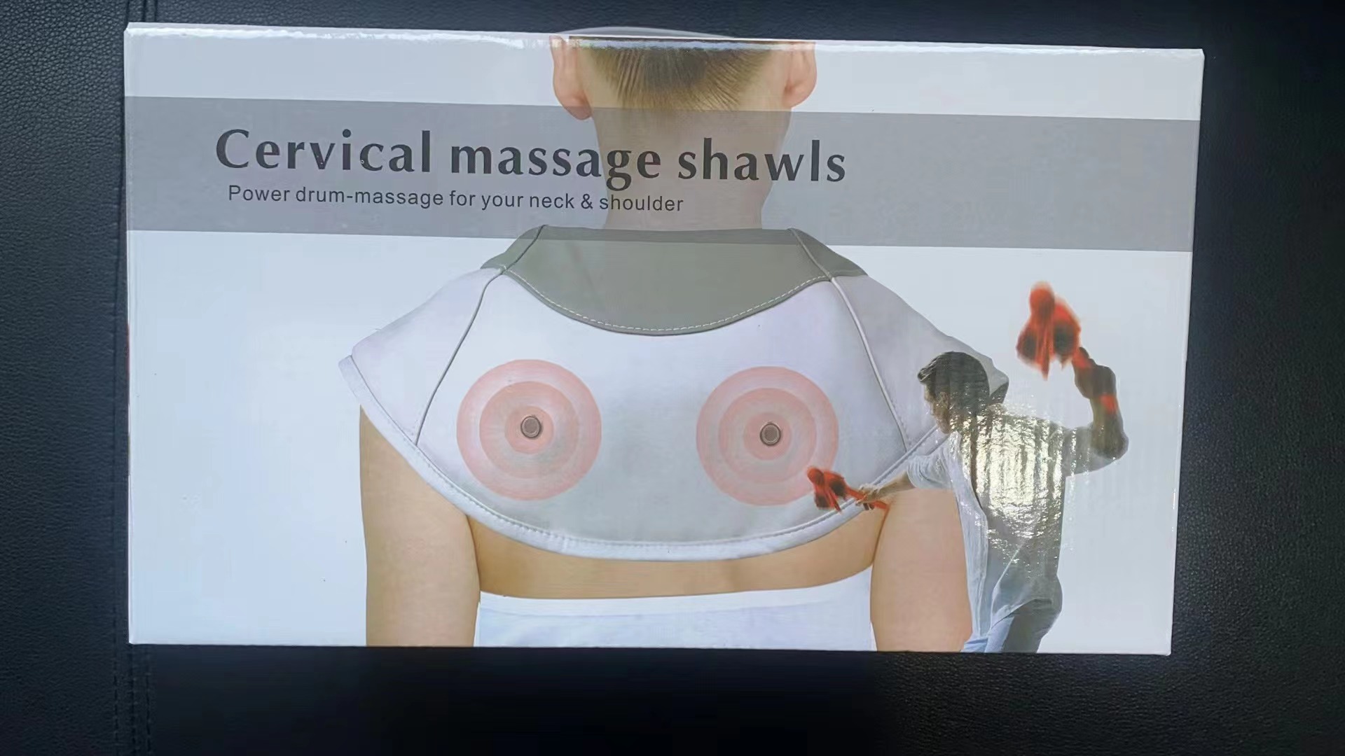 Cervical massager, back, waist and neck massager, shoulder and neck unblocking wonder, multi-functional pounding massage shawl detail image 7