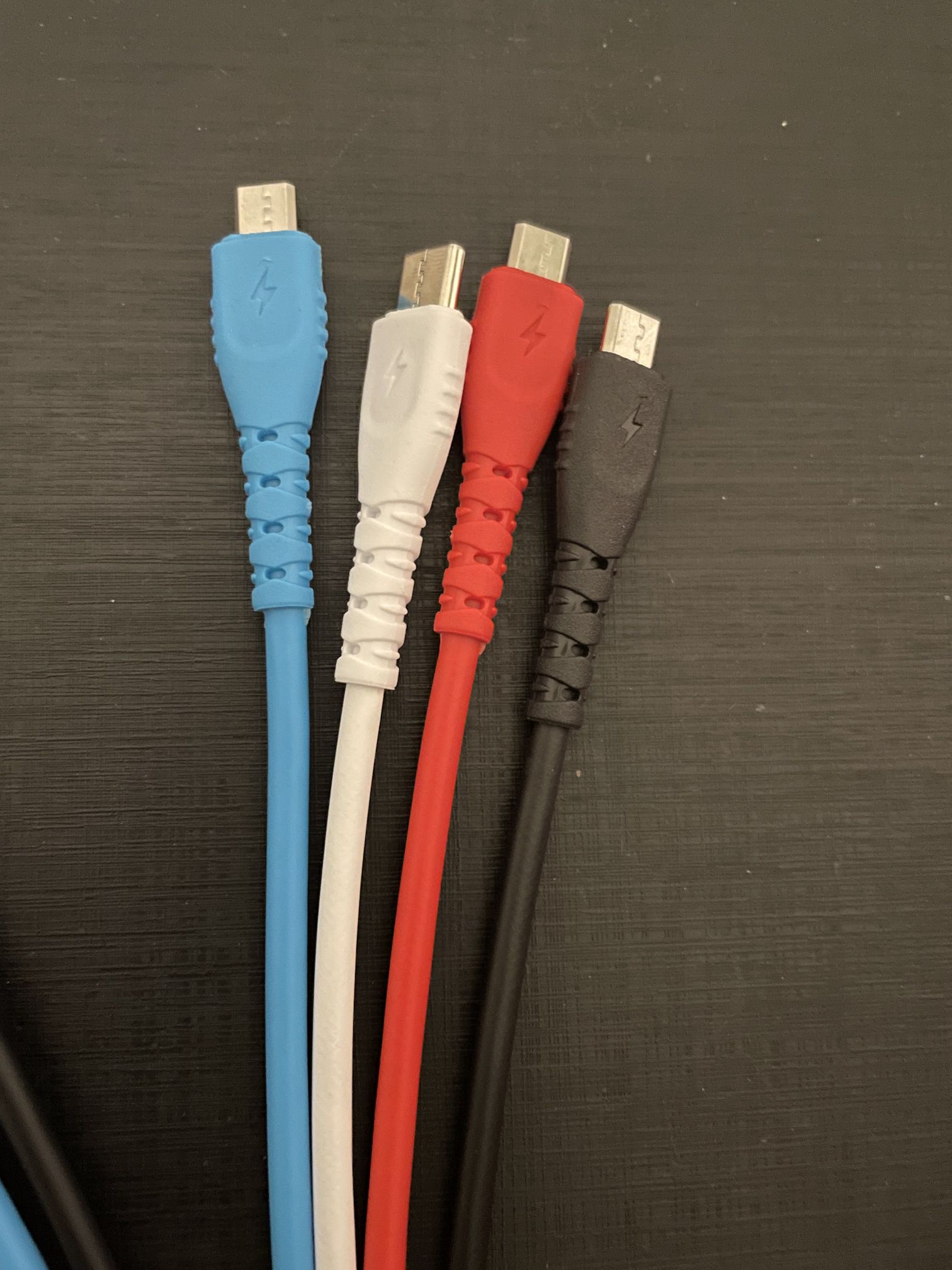Soft wire mobile phone charging data cable 100 copper wire V8- Type-C -IP pic 2
