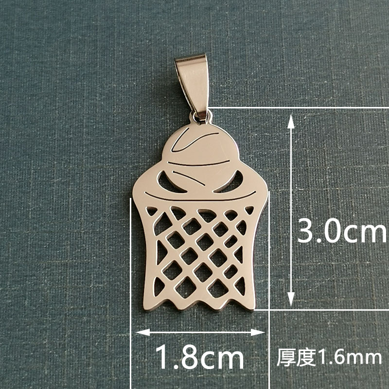 创意篮球项链定制NBA球队纪念品钛钢篮球学校篮球纪念品详情图2