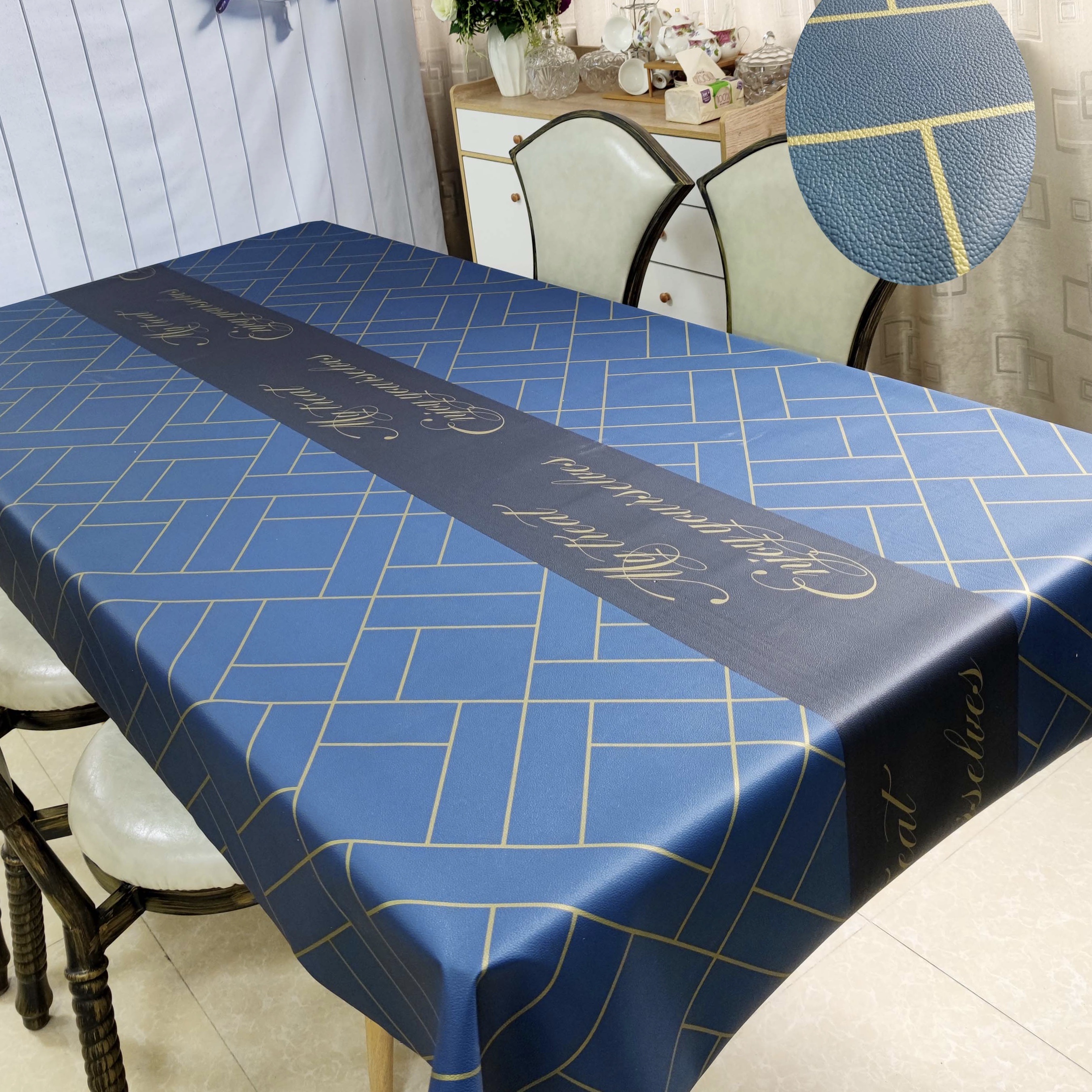 桌布/一次性桌布/台布/餐桌布pvc/展会桌布现货产品图