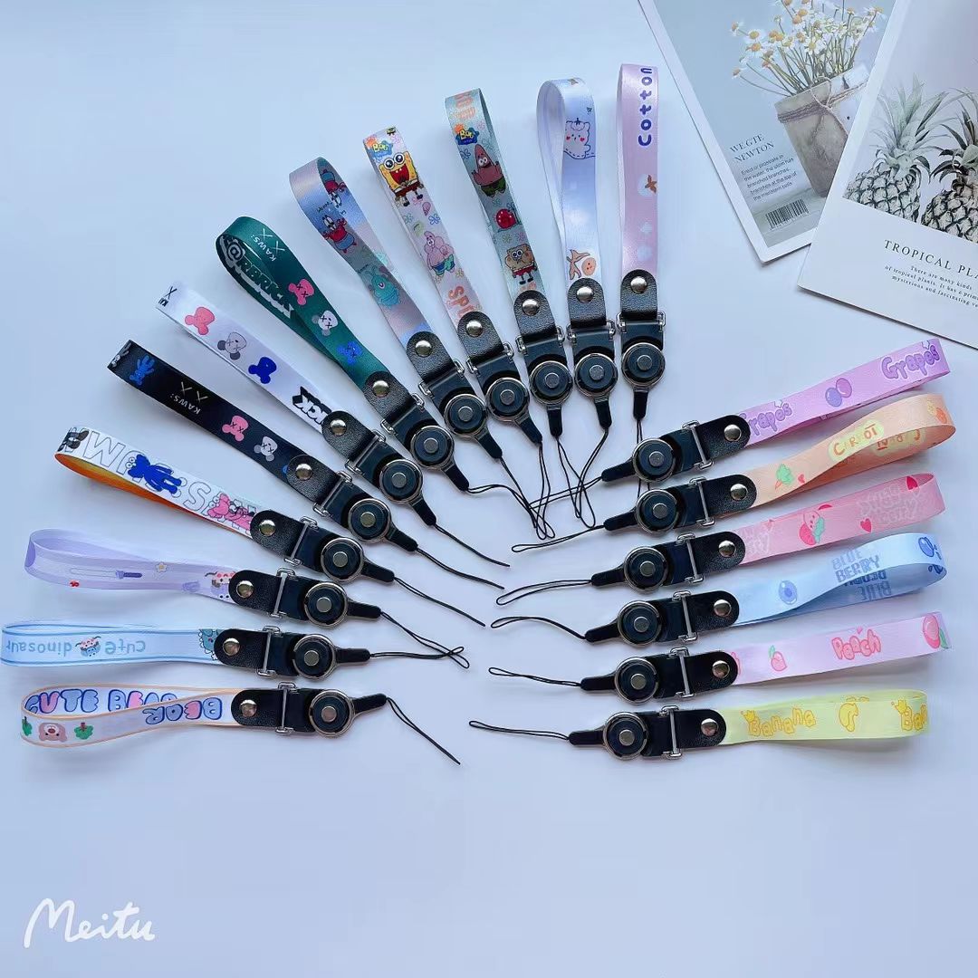 2.0cm双面热转印手机短挂绳 证件挂绳 跨境直供手机挂绳详情9