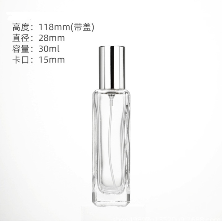 30ml香水瓶 可印logo 喷漆 喷色 抛光详情图4