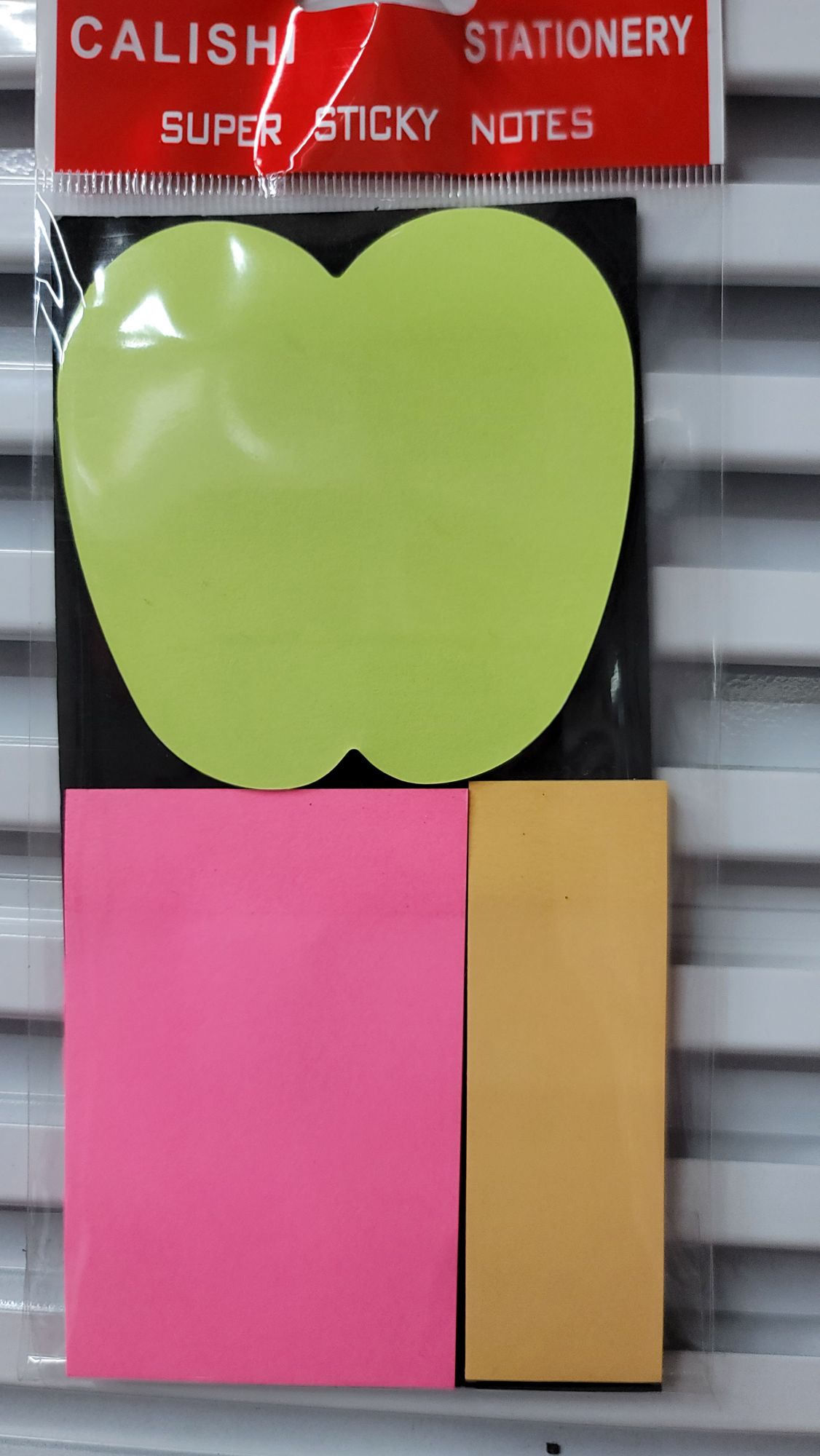 黑卡苹果异形加常规荧光便利贴套装