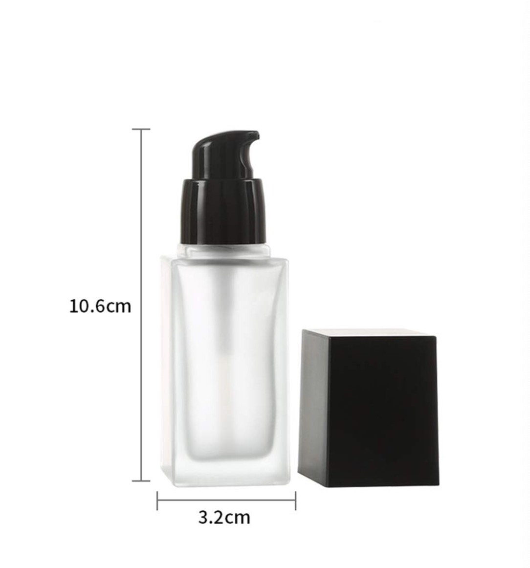 15-30ml乳液瓶 乳液泵 可蒙砂 喷色 印logo详情图6