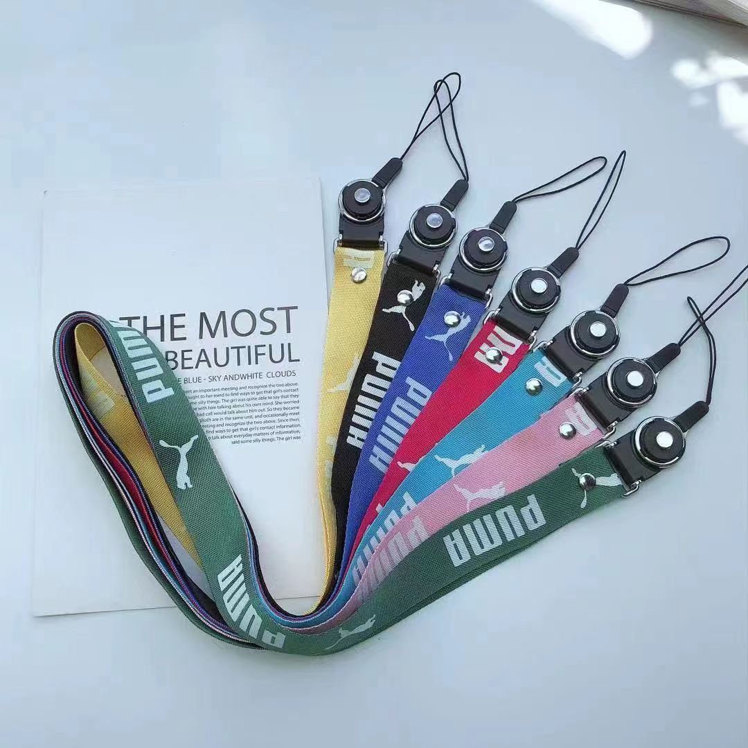 2.5mm silk-screened mobile phone lanyards and ID lanyards are available for cross-border direct supply details Picture