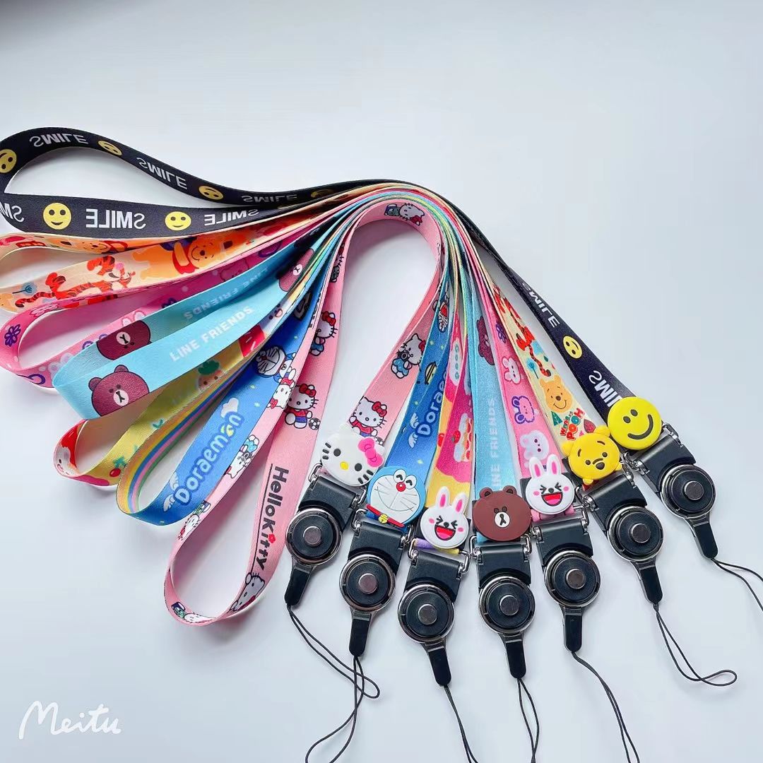 2.0cm bondadoso dibujos animados teléfono lanyard documento lanyard Item Picture