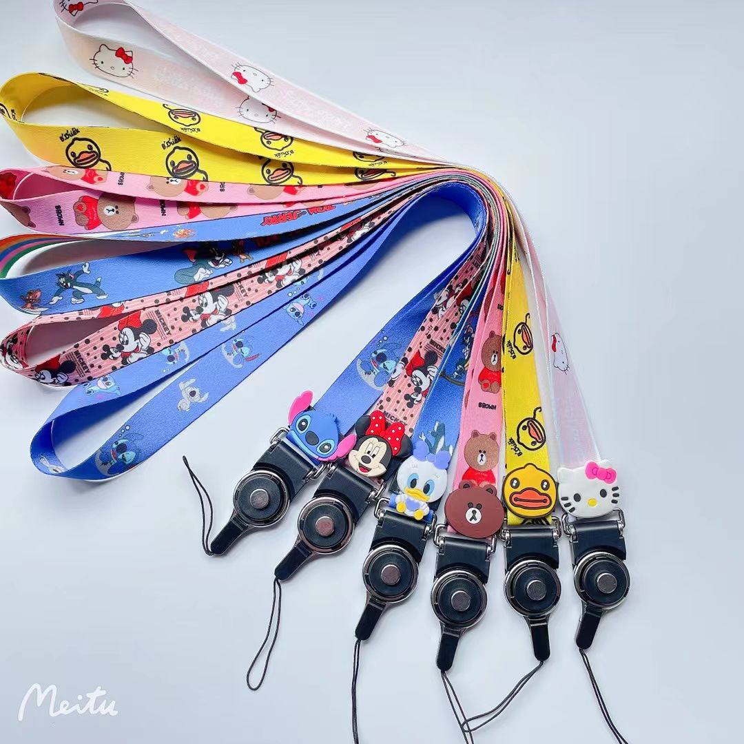 2.0cm bondadoso dibujos animados teléfono lanyard documento lanyard Application Scenario