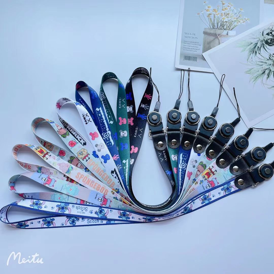 2.0 transferencia de calor cartoon teléfono lanyard lanyard largo Specification image