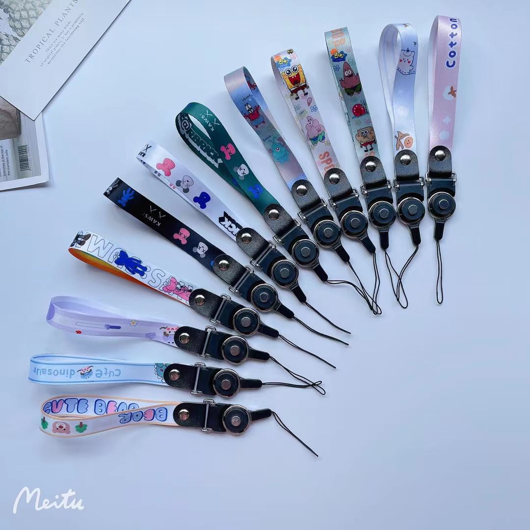 2.0cm双面热转印手机短挂绳 证件挂绳 跨境直供手机挂绳详情8