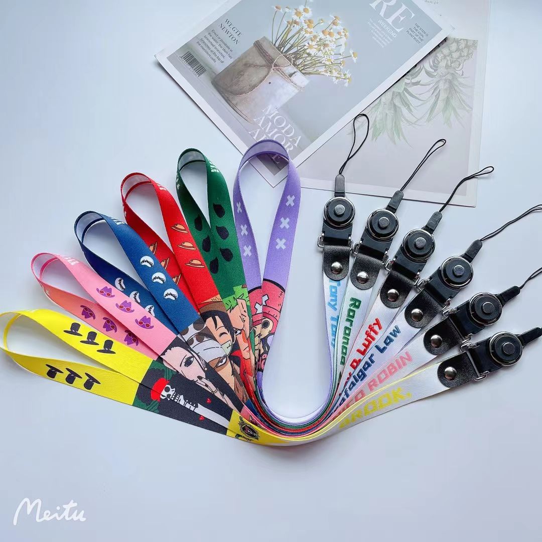 2.0热转印卡通手机挂绳 长款挂绳