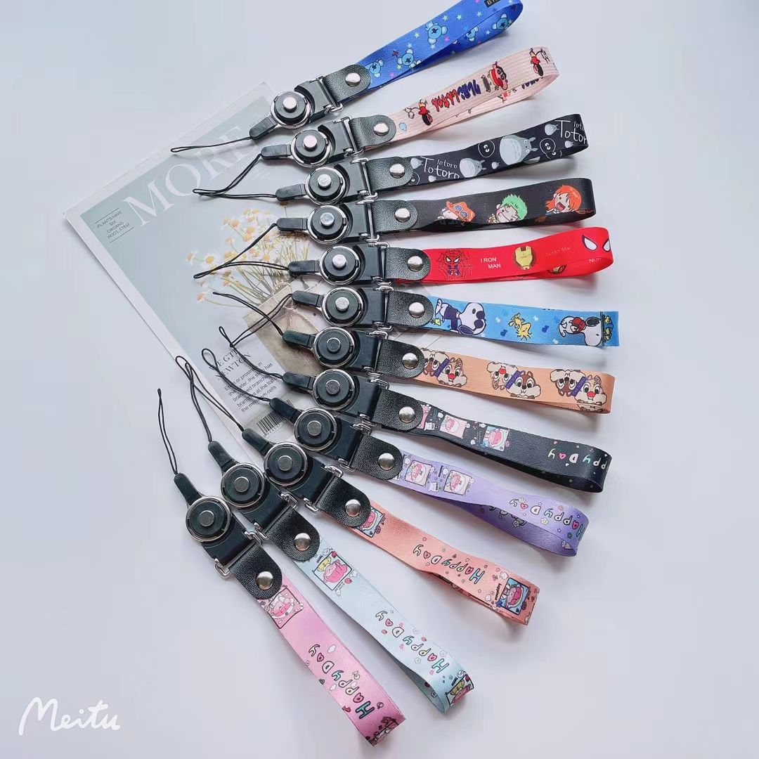 2.0cm双面热转印手机短挂绳 证件挂绳 跨境直供手机挂绳详情6