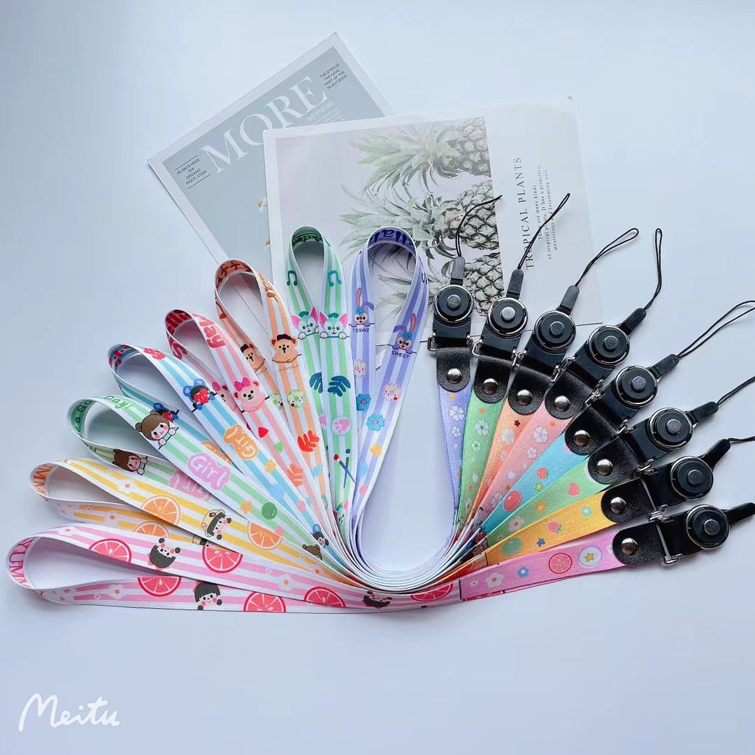 2.0 transferencia de calor cartoon teléfono lanyard lanyard largo details Picture