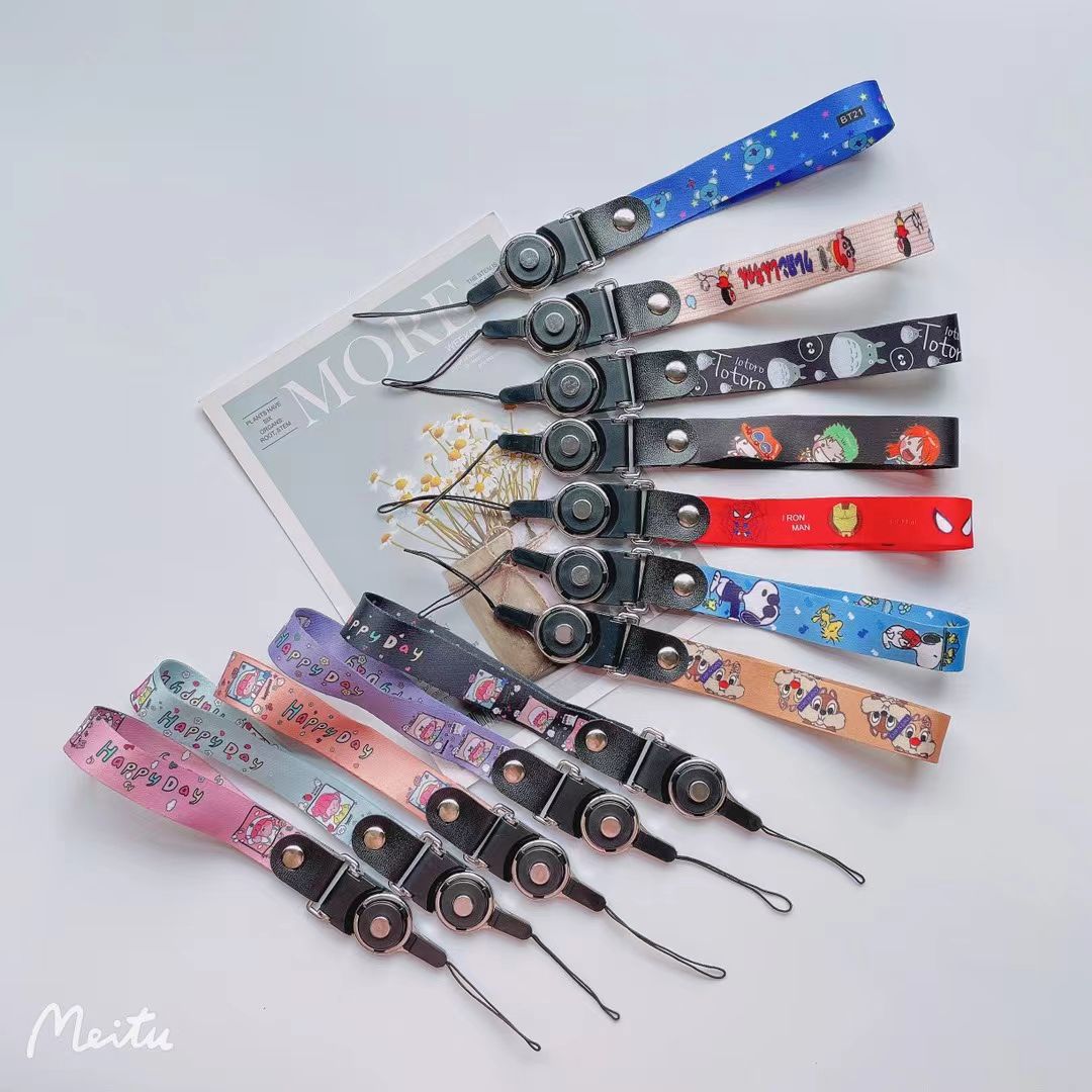 2.0cm双面热转印手机短挂绳 证件挂绳 跨境直供手机挂绳详情5