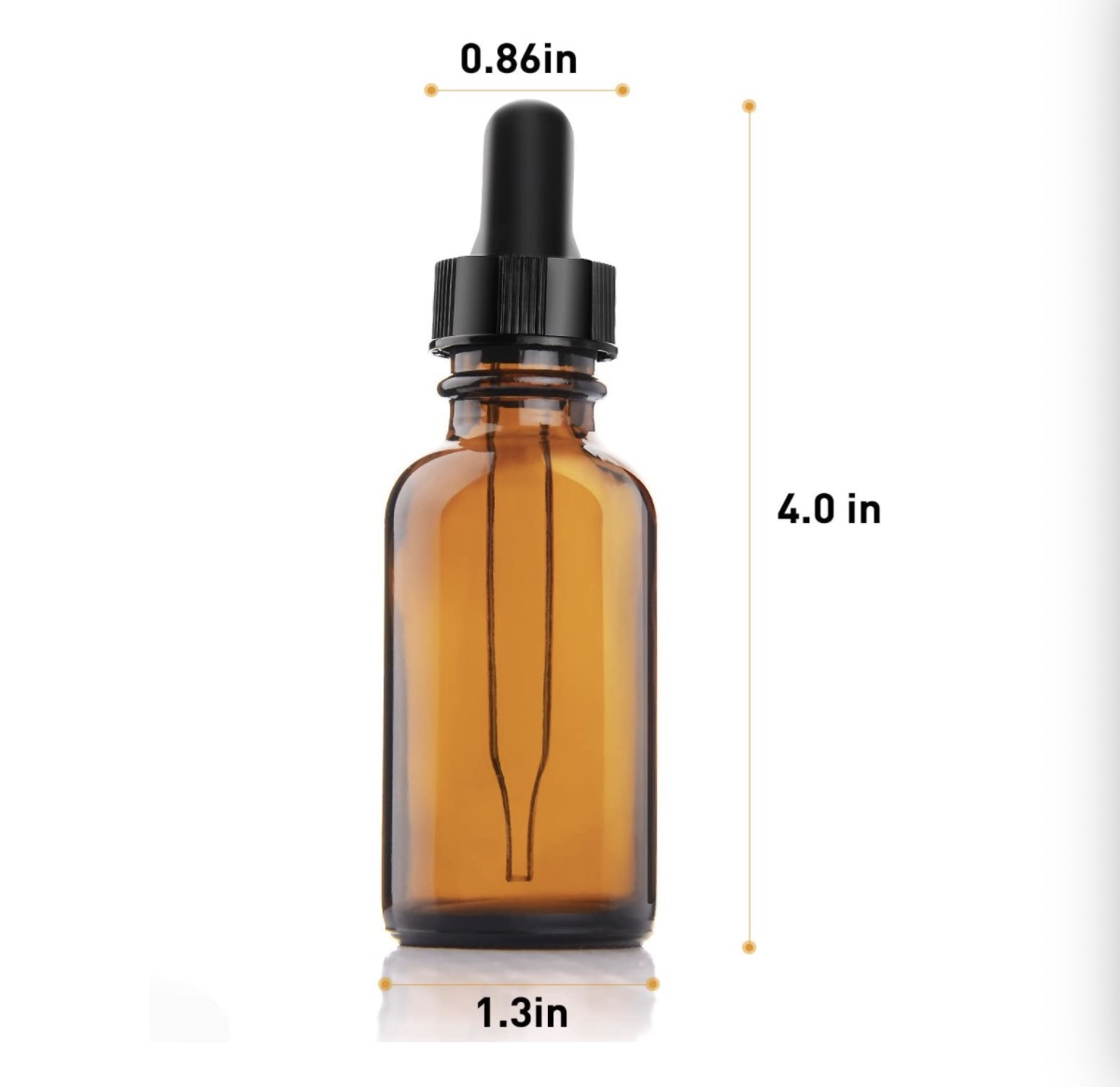 玻璃瓶/棕色精油瓶/滴管胶头产品图