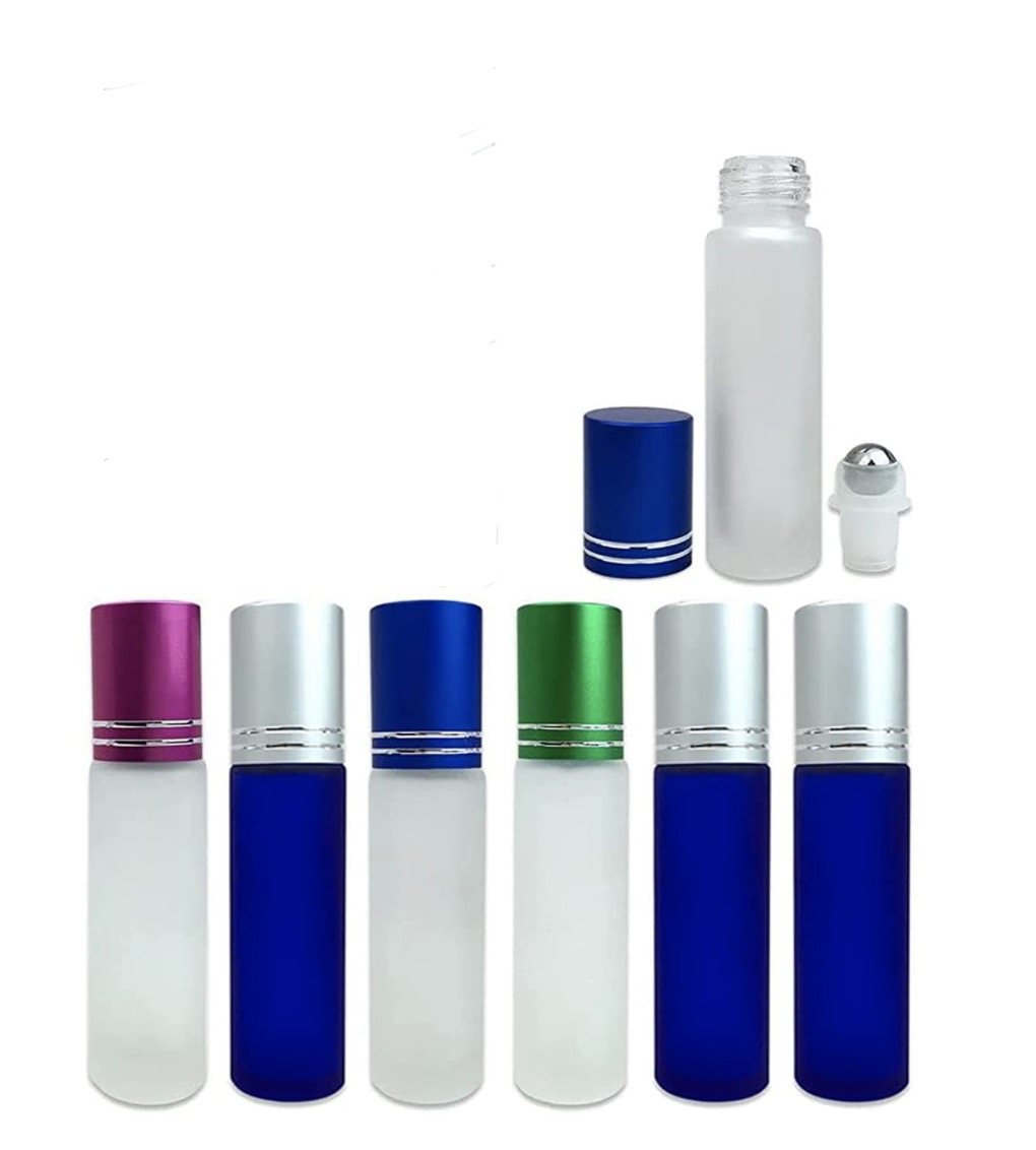 6-10ml滚珠瓶 铝盖 塑料滚珠 玻璃滚珠 钢珠详情图2