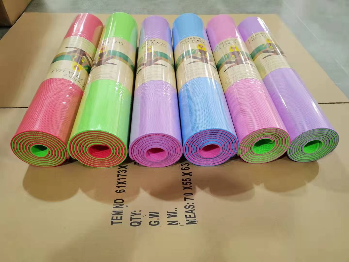 瑜伽柱，PVC瑜伽垫。详情图4