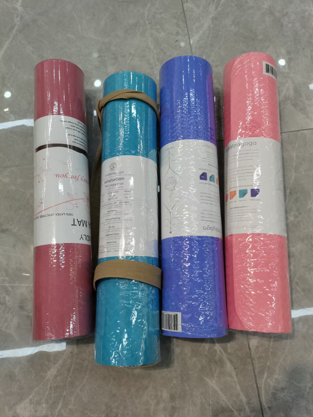 瑜伽柱，PVC瑜伽垫。详情图6