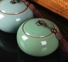 复古青瓷茶叶罐