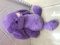 45cm 紫色 邦尼兔子 毛绒玩具公仔玩偶图