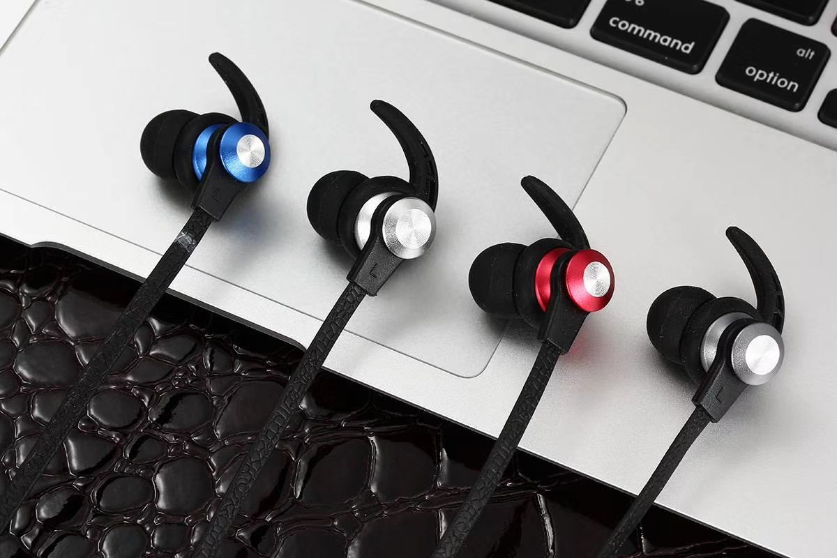 Auriculares deportivos bluetooth para llevar cómodamente sí con micrófono 🎤 details Picture