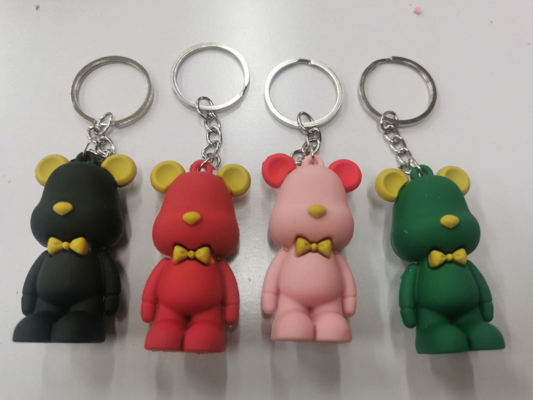 钥匙扣挂件创意小熊一系列混颜色