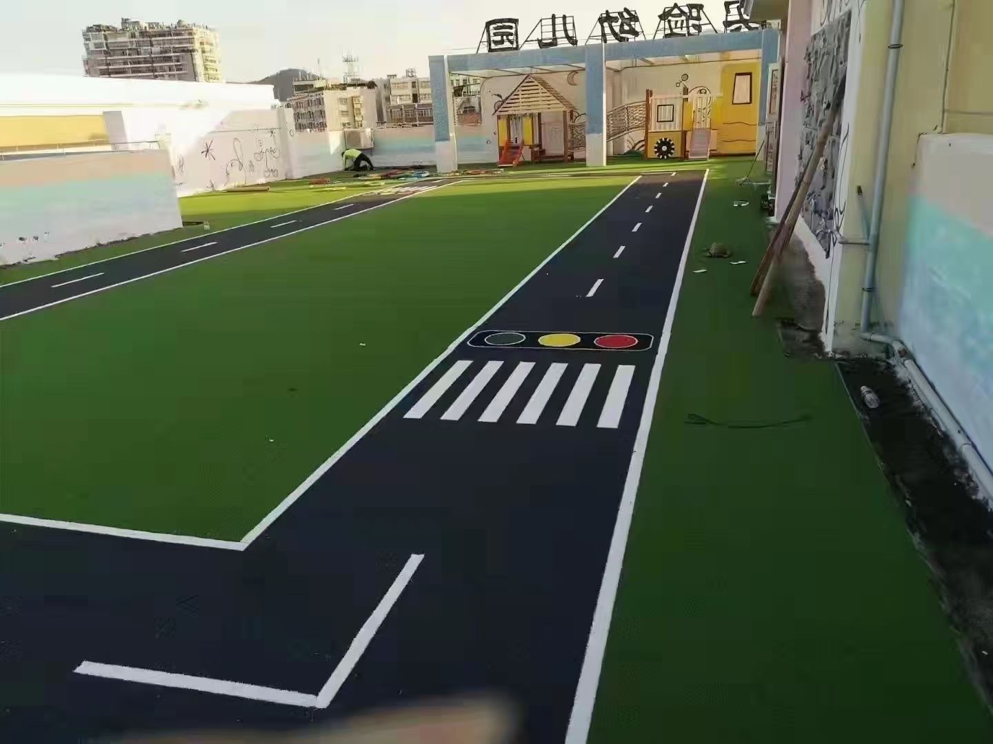 Artificial turf, simulated sports turf, artificial turf, plastic turf, outdoor decorative football turf, kindergarten fences, artificial turf