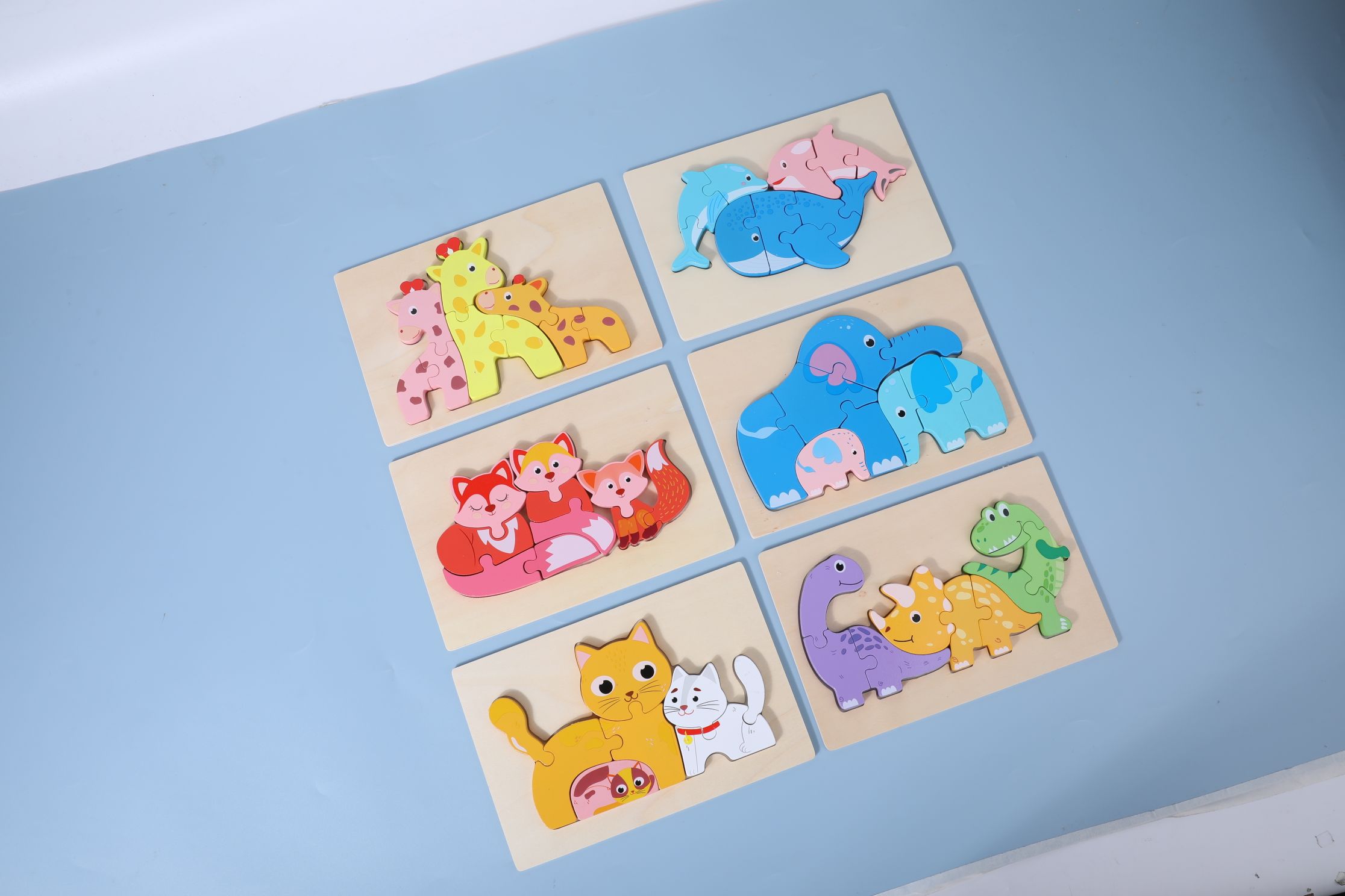 Collect the parent-child three-dimensional animal jigsaw puzzle