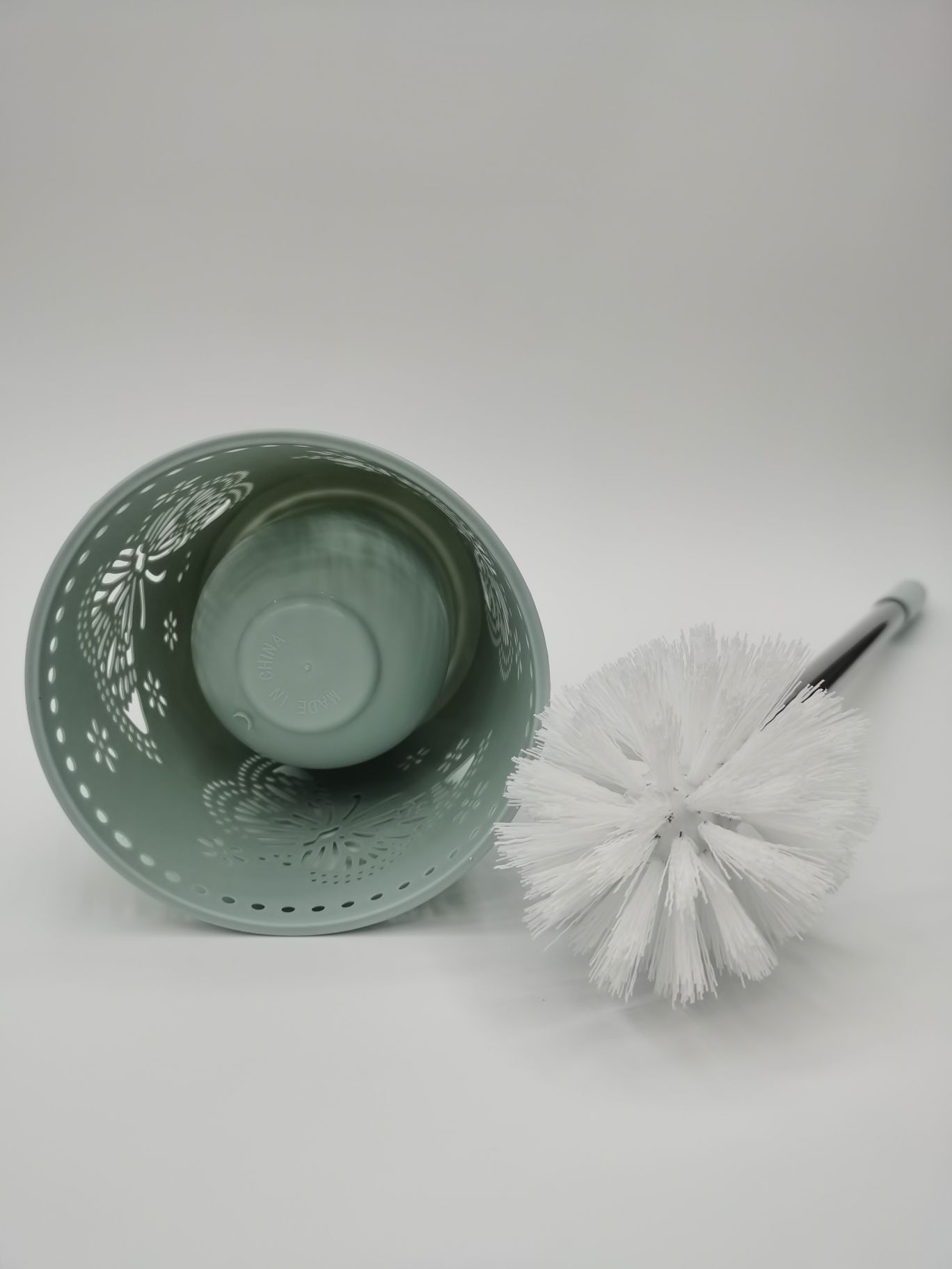 马桶刷套装/混色/塑料不锈钢管细节图