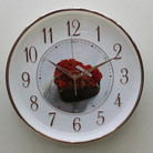 14寸塑料石英挂钟3D墙钟家居装饰壁钟时尚创意时钟可以LOGO广告钟钟表批发