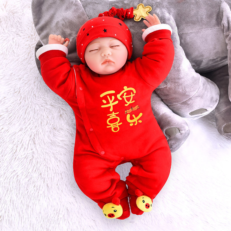 满月婴儿衣服春秋薄款宝宝百天连体衣夏季套装新生儿夏装衣服