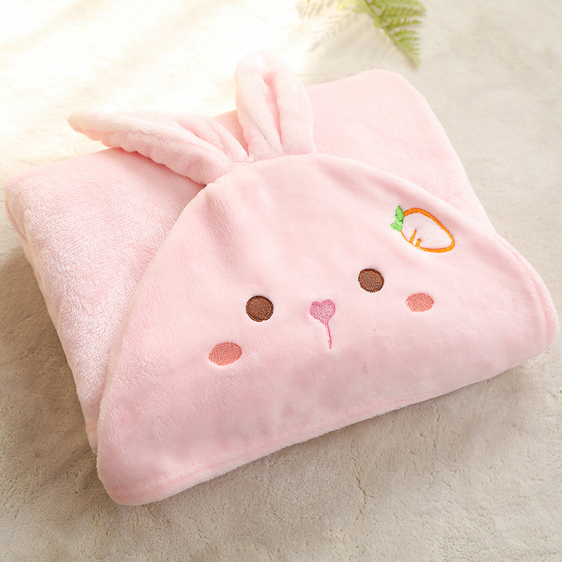 Autumn and winter cartoon animal cape, cloak, dinosaur, penguin, flannel blanket, student shawl, cover blanket, custom-made 80*140cm, 100*140cm detail image 6