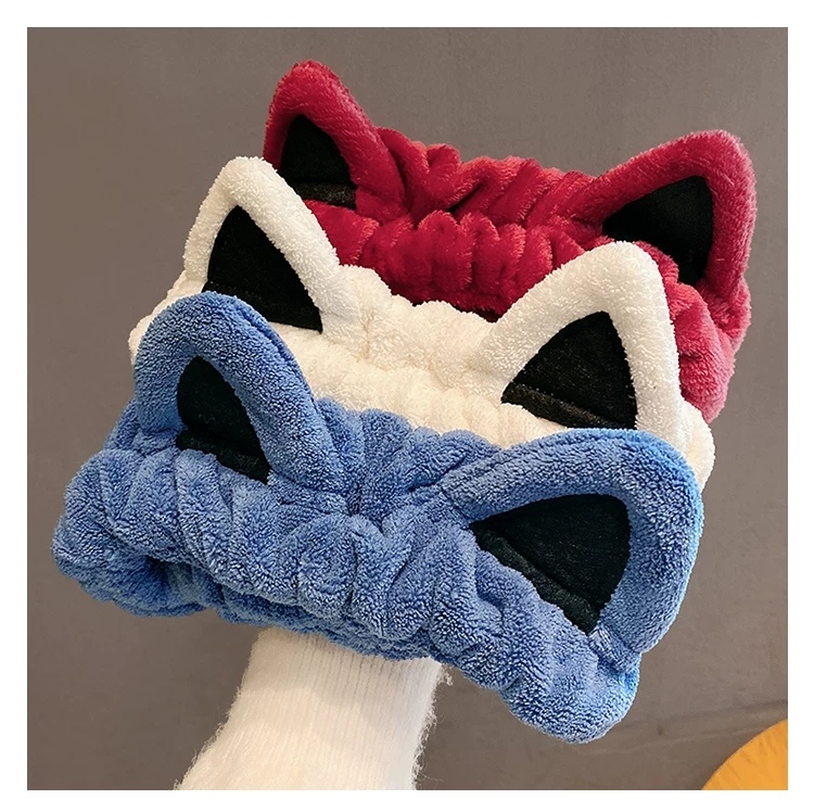 猫耳朵/束发带/洗漱发带细节图