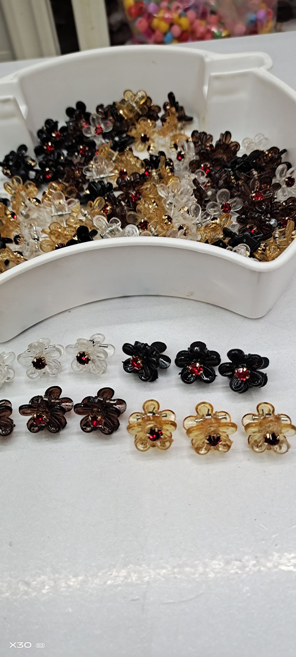 网红流行公主美丽漂亮花朵八款式 鸿祥饰品