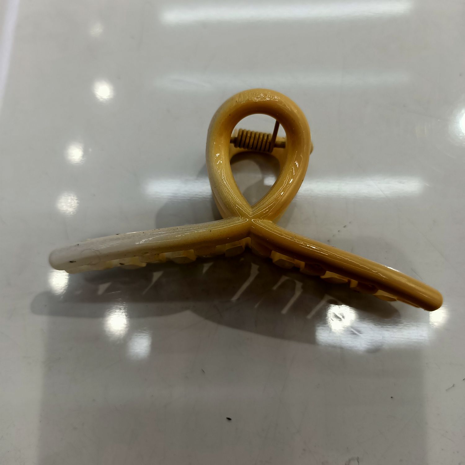 韩版时尚新款简约洋气女生塑料抓夹衣架咖4606婷婷饰品