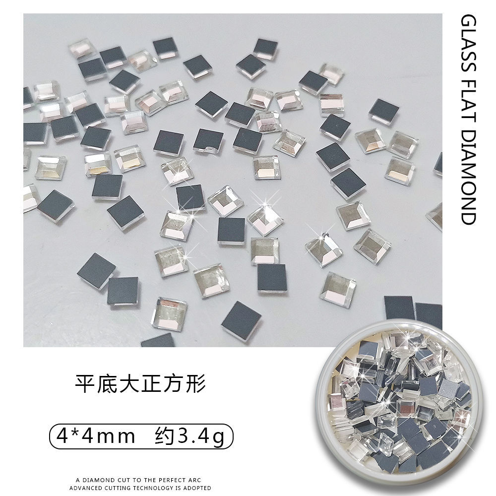 مثقاب ثقوب زجاج أبيض مثقاب مثقاب مكبّع بالمكعب الأحمر المستطيل الشكل Specification image