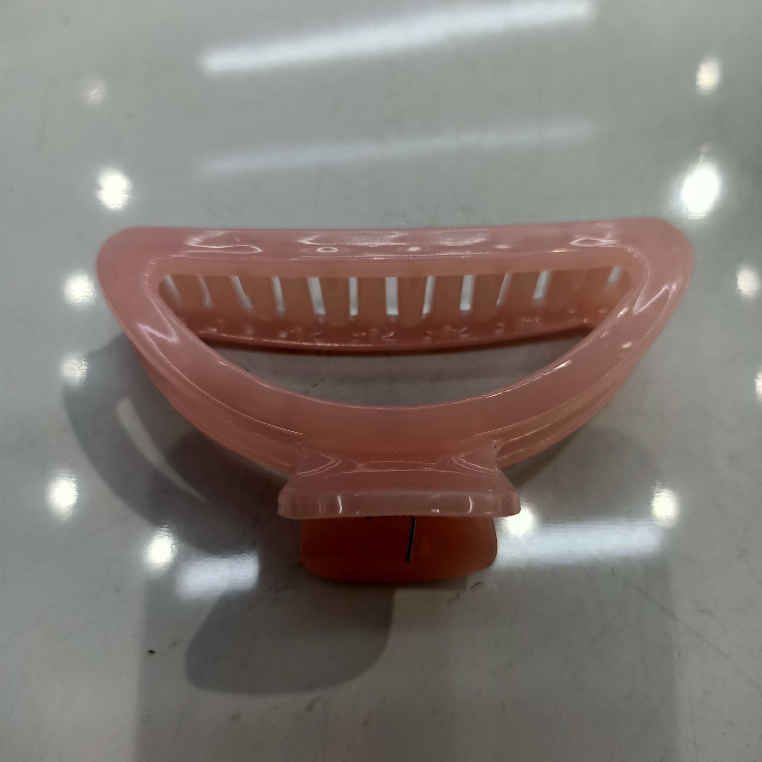 韩版时尚新款简约洋气女生塑料抓夹咖色4617婷婷饰品详情图3