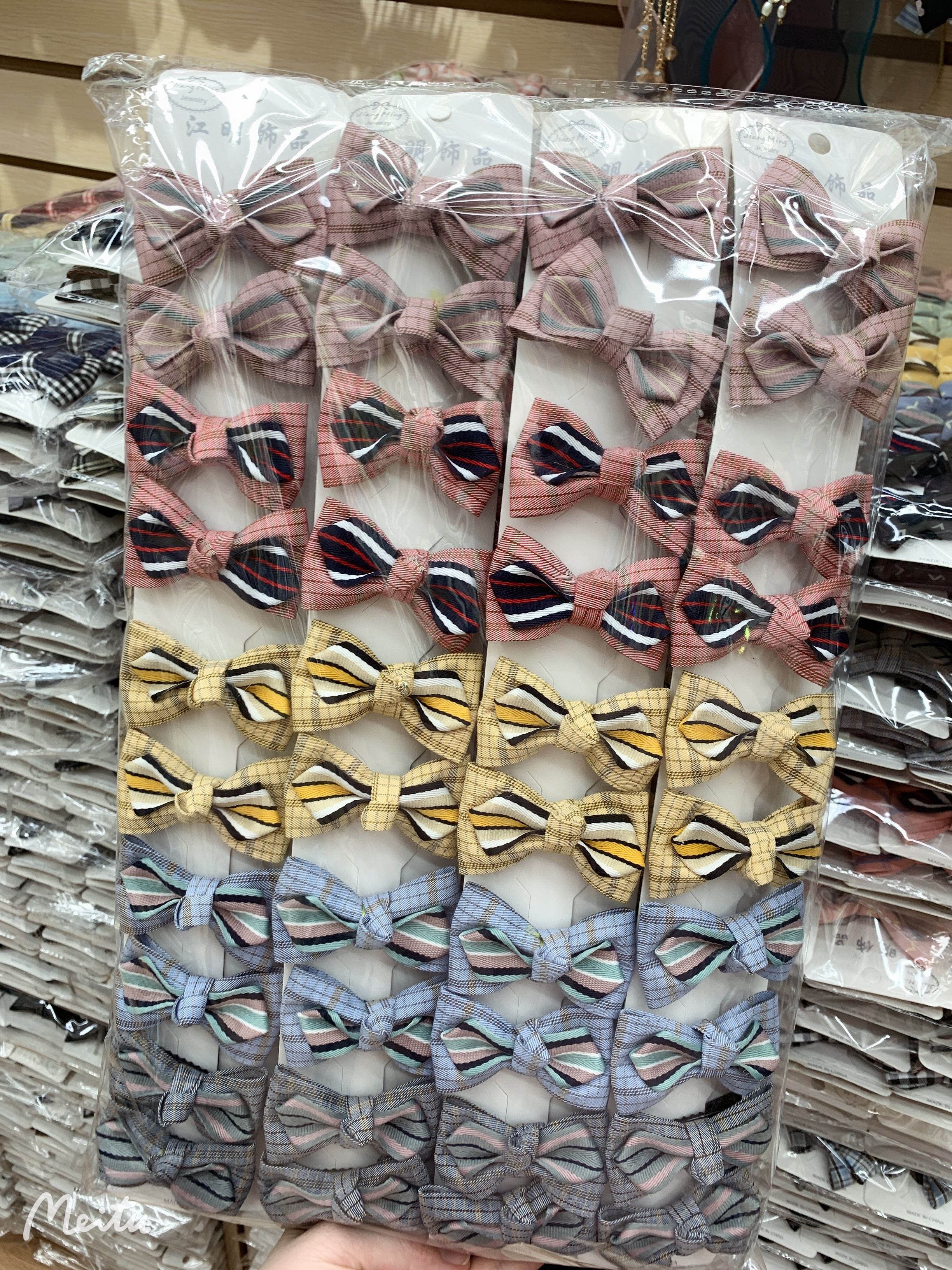 Korean fabric bow hair clips, top clips, side clips, bangs clips 20220322012